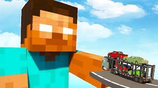 Herobrine (Minecraft) vs Cars | Teardown