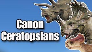 The Ceratopsians of the Jurassic Franchise