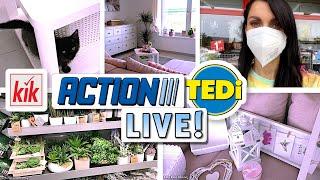  LIVE SHOPPING bei ACTION, TEDI und KIK + Haus DEKORIEREN | NEUER KATER |MAKE OVER|Frühlingsrolina