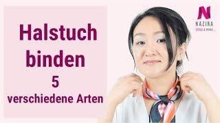 Halstuch binden | 5 verschiedene Arten | moderne Nickitücher zu binden | naziracramer