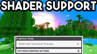 Render Dragon Shader Support Is OFFICIALLY Here! - Minecraft Bedrock