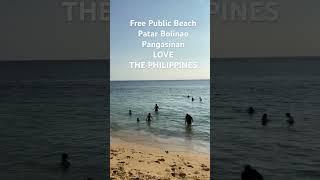 LOVE THE PHILIPPINES Patar Beach Bolinao Pangasinan