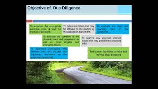 Due Diligence For mergers & Acquisitions