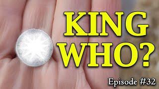 KING WHO? 300 YR OLD SILVER COIN FOUND METAL DETECTING | Digging History ‘76