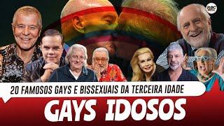 20 GAYS IDOSOS • FAMOSOS GAYS QUE SAIRAM DO ARMÁRIO E SE ASSUMIRAM GAYS OU BISSEXUAIS