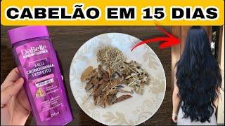 SHAMPOO BOMBA DE ERVAS / CABELO CRESCE em 15 DIAS e NÃO CAI