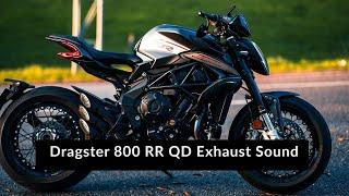 Mv Agusta Dragster 800 RR QD Exhaust Power Gun 3 Onboard Sound