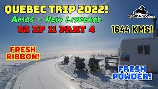 Amos, Quebec back to New Liskeard, Ontario | FRESH POWDER and FRESH GROOM! | Quebec Trip Finale 2022