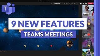 9 new features in Microsoft Teams meetings for 2021 