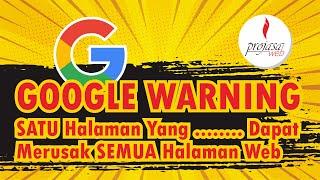 Warning Google Untuk Para SEO