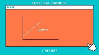 L'offerta - Funzione di offerta e curva di offerta [Microeconomia]