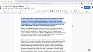 Want to quickly move a whole paragraph easily in Google Docs?