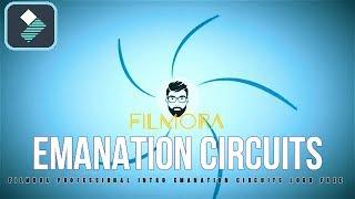 قالب فيلمورا إحترافي مجاناً | Filmora Professional Intro Emanation Circuits Logo Free