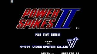 Longplay Casual - Power Spikes II (Neo Geo) HD 1994