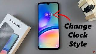 Samsung Galaxy A05s: How To Change Lock Screen Clock Style