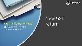New GST return system effective from 1-4-2020 (with Live demo)