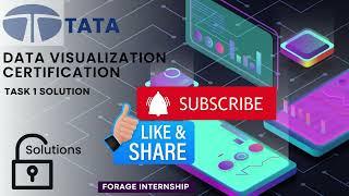 TATA | Task 1 Solution | Data Visualization Internship | Forage Certification