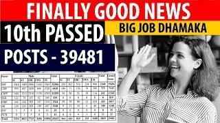 39,481 Posts l Big Job Update l 10th Passed l Apply Online l @keepgrowingwithshamsher