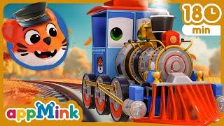  Choo-Choo Through Fall! ️ Train's Colorful Countryside Learning ️ #appmink