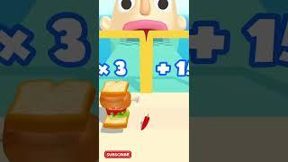 Hamburger game 3D #games #shorts #viralshorts