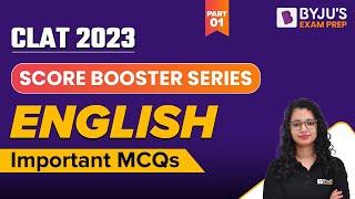 English Practice Questions | CLAT 2023 English Preparation | Part 1 | BYJU’S Exam Prep