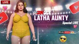 Latha Aunty VS Undertaker & Bobby Lashley || WWE 2K23 Intergender Match LIVE - Dec 23, 2024