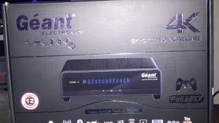 طريقة تحديث جهاز  Géant OTT 750 ALLURE