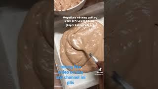 Cara membuat kek tapak kuda nutella