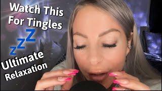 ASMR Gentle Delicate Mic Scratching + Relaxing Inaudible & Semi Inaudible Whispering 