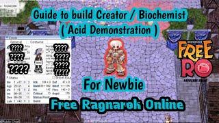 Guide to build Acid Demonstration | Creator / Biochemist | Low budget | Free Ragnarok Online