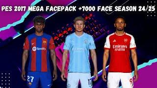 PES 2017 New Mega Facepack Season 2024 For All Patches - Download & Install