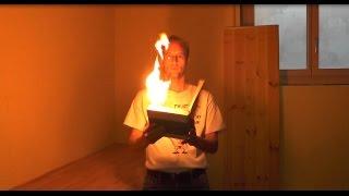 How to build a burning book - Wie man ein brennendes Buch baut