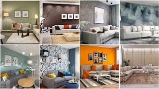 +100 Modern Living Room Color Combinations 2024 Wall painting colours ideas