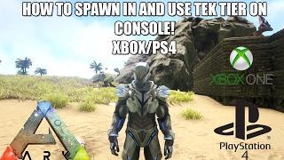 ARK: HOW TO SPAWN IN AND USE TEK TIER ON CONSOLE - (TEKGRAMS) -  XBOX/PS4 - (Ark: Survival Evolved)