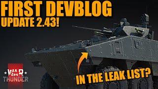 FIRST DEVBLOG of the DECEMBER UPDATE! Was it in the LEAK LIST? - War Thunder