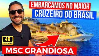 EMBARCANDO NO MSC GRANDIOSA DA MSC CRUZEIROS, O MAIOR DA TEMPORADA BRASILEIRA 2023!