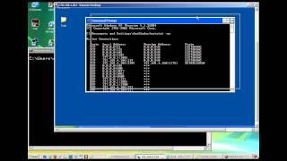 8  Telnet client and server demonstration in Windows Vista and XP