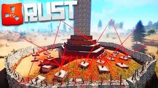 НАШ ДОМ С ТУРЕЛЬКАМИ ЗАМИНИРОВАЛ ВСЕ КУСТЫ В РАСТ.RUST