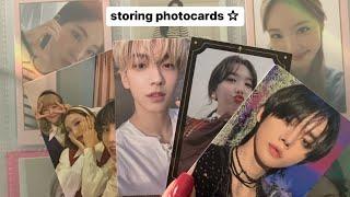 storing & organizing kpop photocards in my binder #7 (twice + txt)