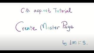 C# ASP.NET Tutorial for beginner : Create Master Page