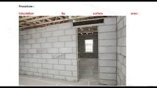 Numbers of AAC Blocks in a Wall || How to Calculate the Number of AAC Blocks and Mortar in Wall