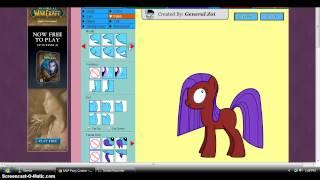 Making Dashie,And Pinkamena on Pony Creator!