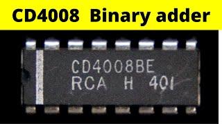 CD4008 Binary 4 bit full adder | 4008
