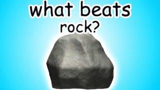 If I lose, the video ends - What Beats Rock?