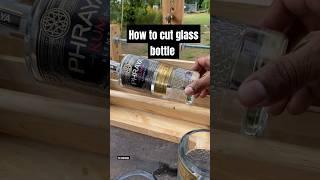 How to cut Glass Bottle | glass cutting machine | Cutting Glass #trending #shortsvideo #youtube