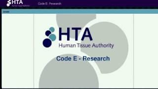 Code E: Research - HTA's updated Codes of Practice and Standards webinar Feb 2017