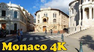 Monaco Walking tour [4K].