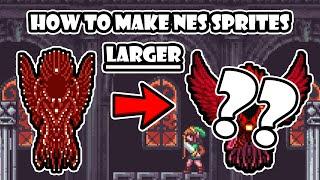 How To Make NES Sprites Larger (Mesen NES Pack Tutorial)