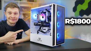 PC GAMER BARATO (R$1800) PARA RODAR TUDO, EM 2024! MONTAGEM E TESTES