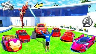 ကျနော် Ironmanရဲ့ Supercarsတွေကိုခိုးခဲ့တယ်/ Stealing Ironman Supercars in GTA V